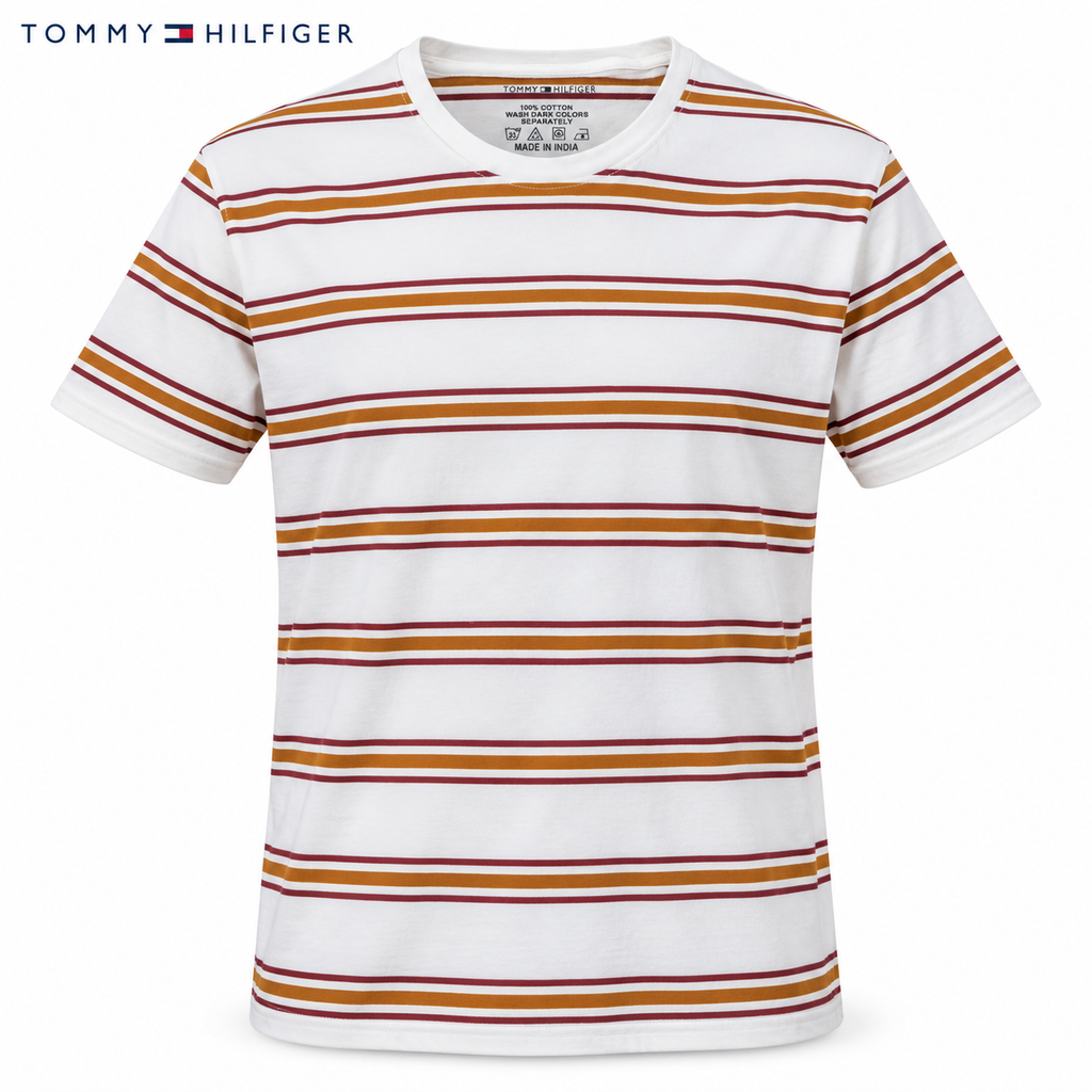 Tommy  Hilfiger Stripe Men T shirt
