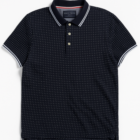 Denim&Flower Dotted Polo