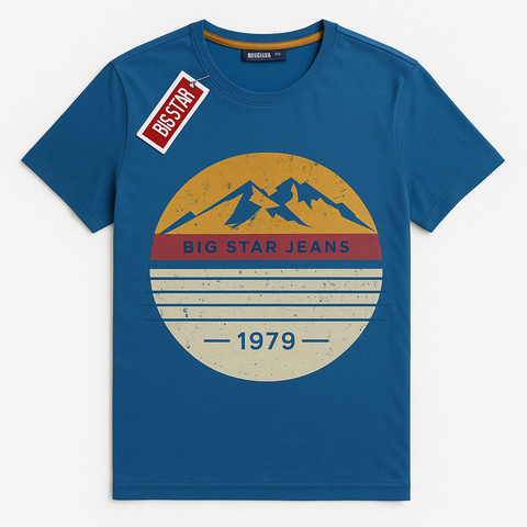 Bigstar Men Blue T shirt