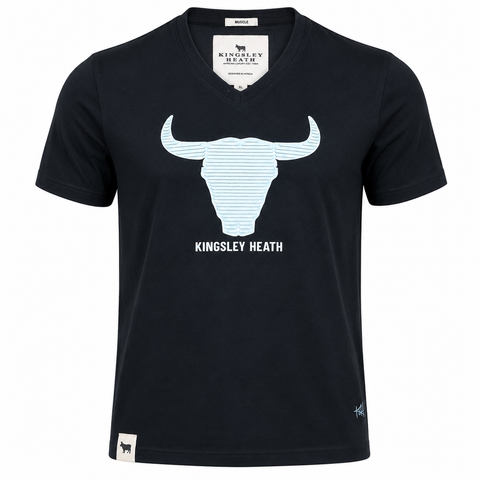 Kingsley Heath Men T shirt- Navy Blue