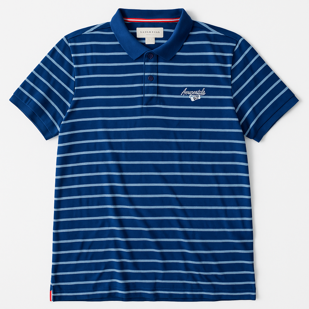 Aeropostale Men Stripe Polo