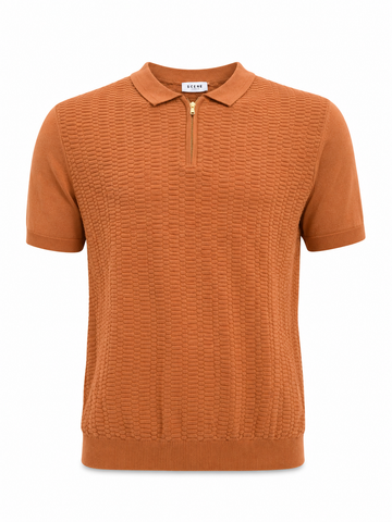 Celio Men Zip Up Polo