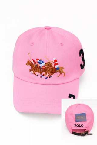 PRL Polo Bear Pink Men Cap