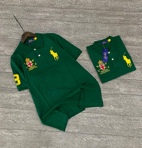 Ralph Lauren Green Big Pony Men Polo