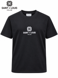Saint  x Louis Black Men T shirt