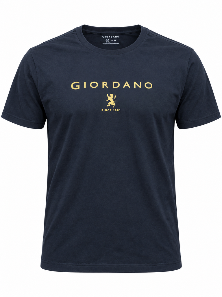 Giordano Black Men T shirt