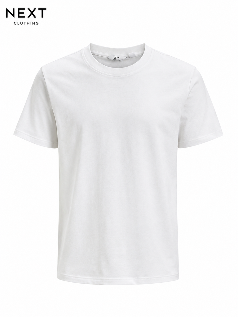 Next Men White T shirt