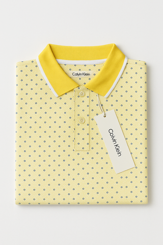Calvin Klein Men Yellow Polo