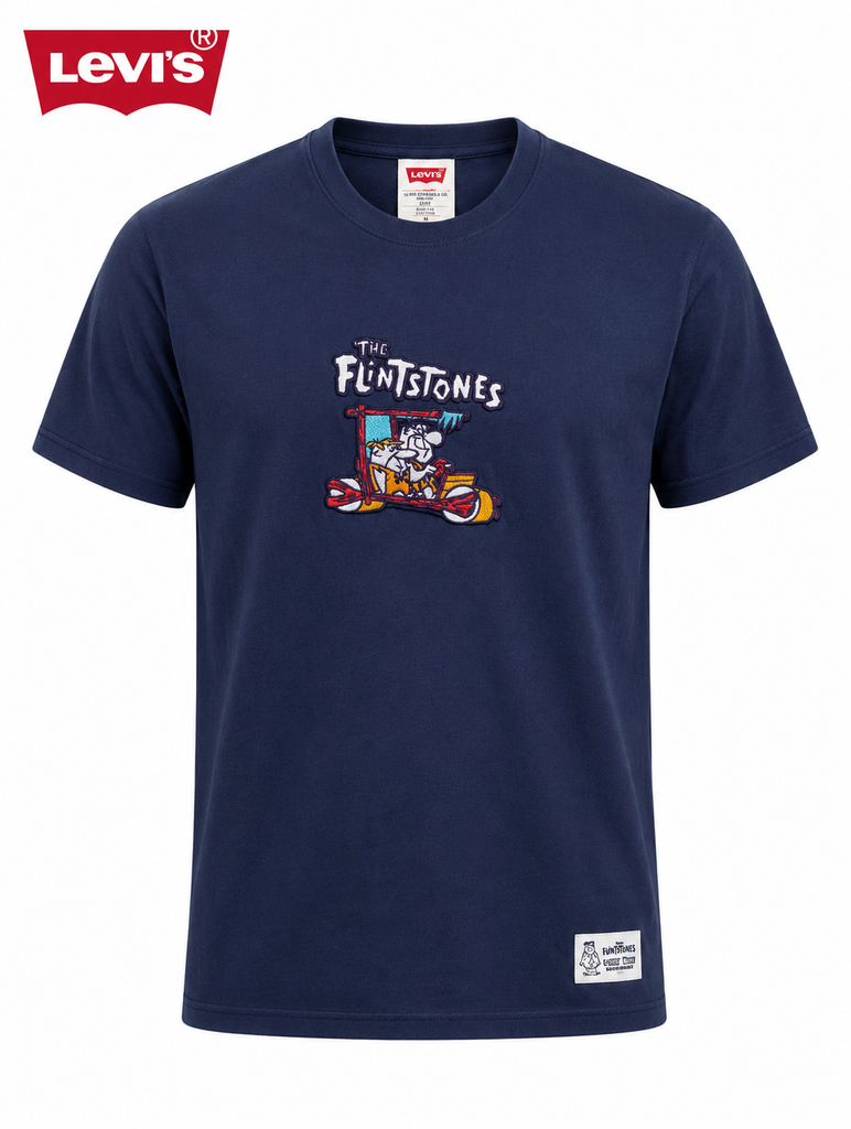 Levis Men Navy Blue T shirt