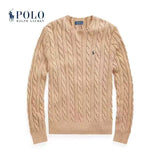 Polo Ralph Lauren Cable Knit Cartoon Long Sleeve Sweater