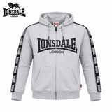 Lonsdale Grey Men Hoodie