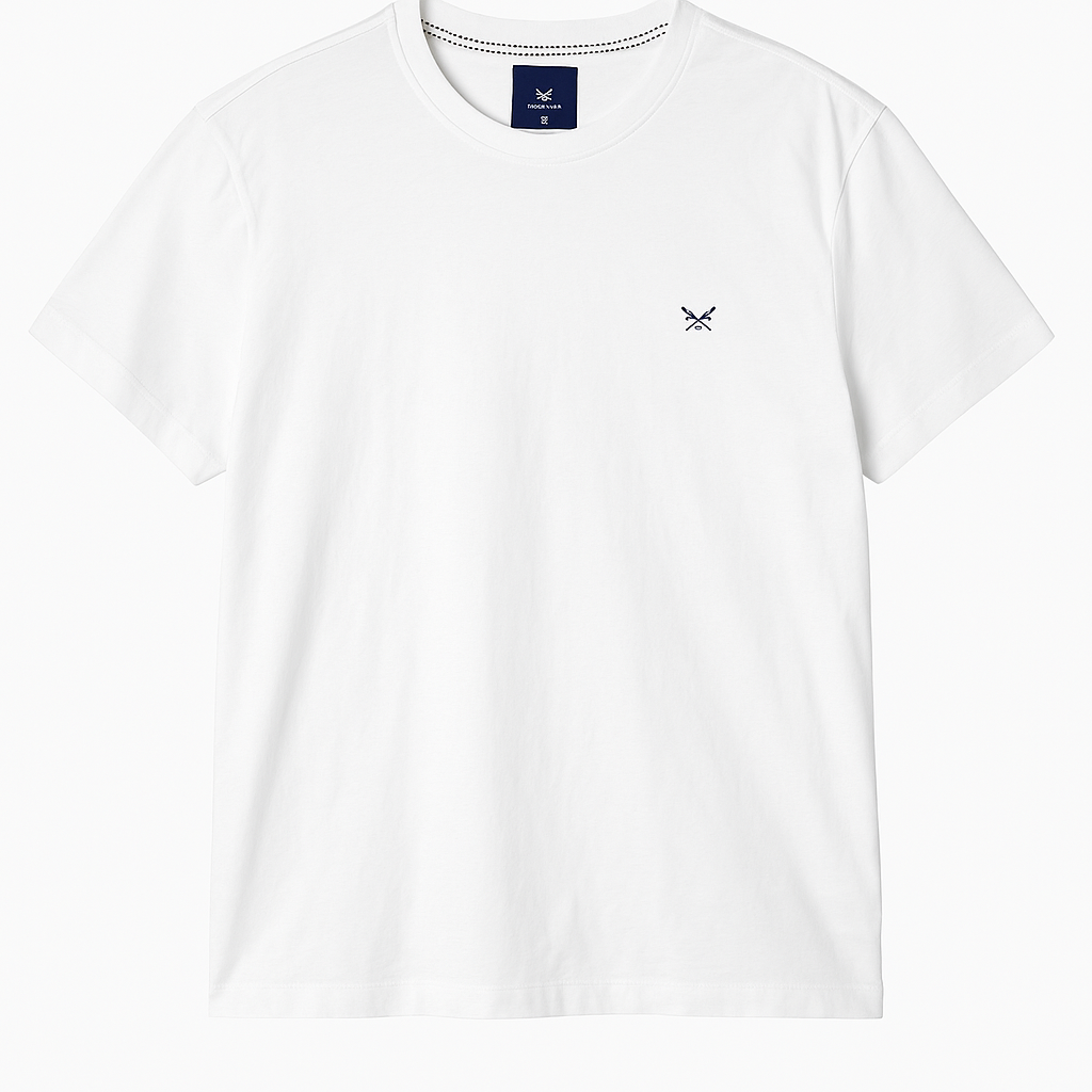 Crew Cloth United Kingdom Brand White T shirt