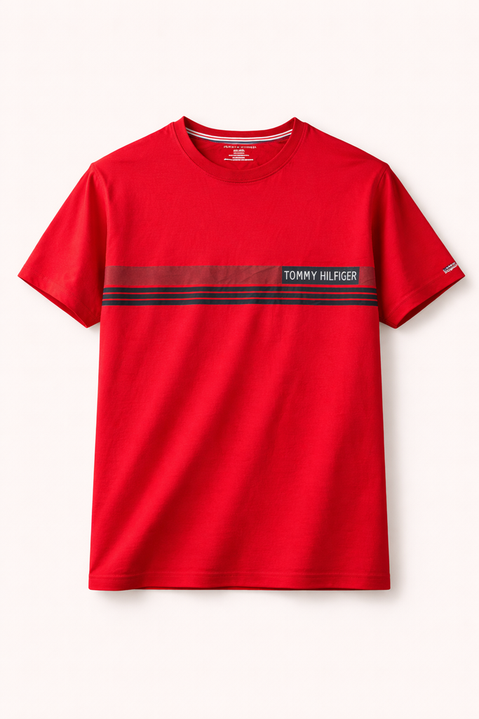 Tommy Hilfiger Red Men T shirt