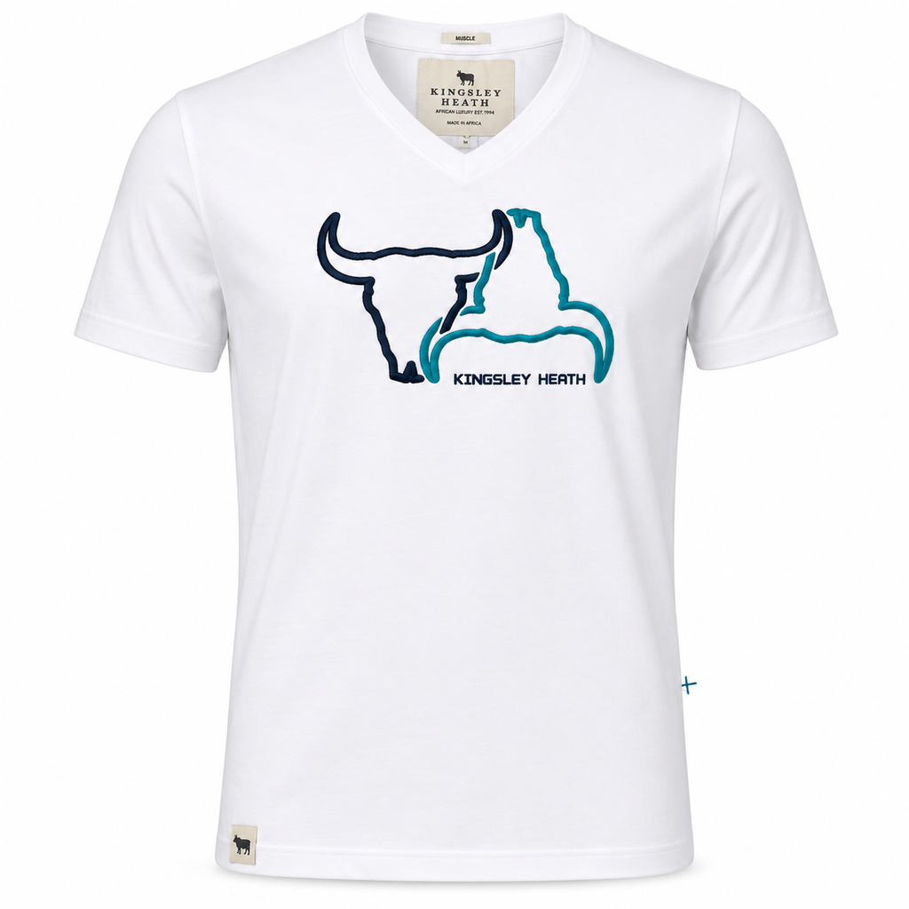 Kingsley Heath Men V neck T shirt