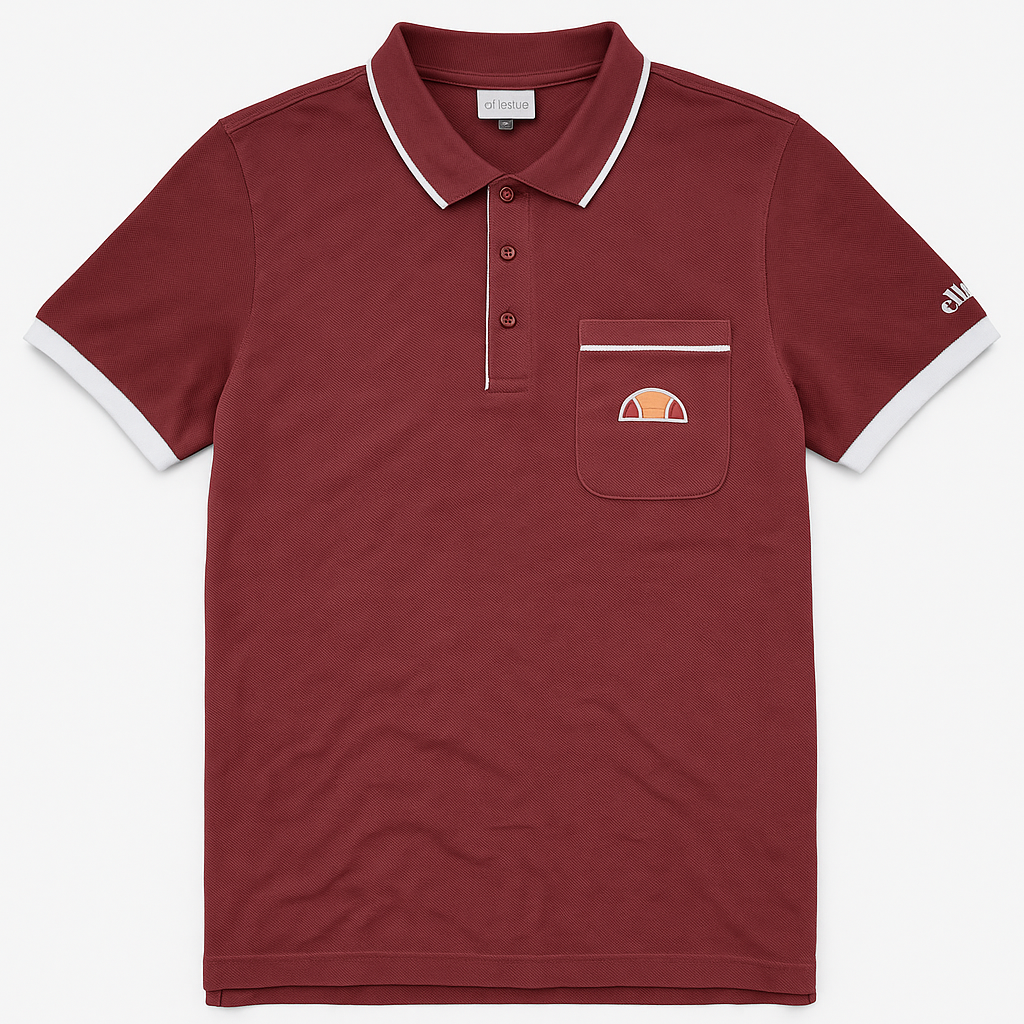 Ellesse Maroon Men Polo