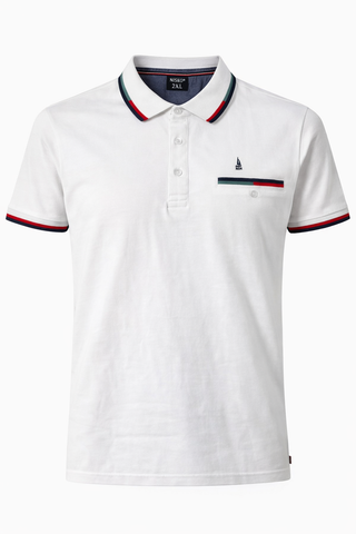 Men Premium White Polo