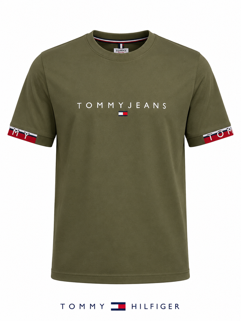 Tommy Hilfiger Men T shirt - Green