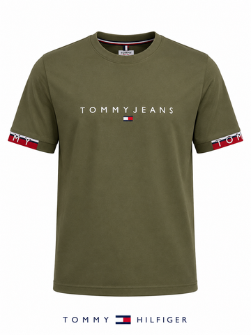 Tommy Hilfiger Men T shirt - Green