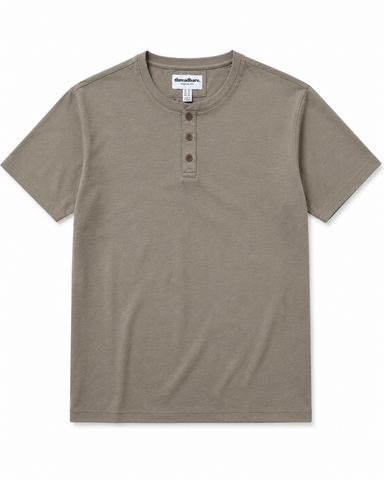 Threadbare Band Collar Men T shirt