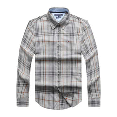 Tommy Hilfiger Men Check Long Sleeve Shirt New York Fit