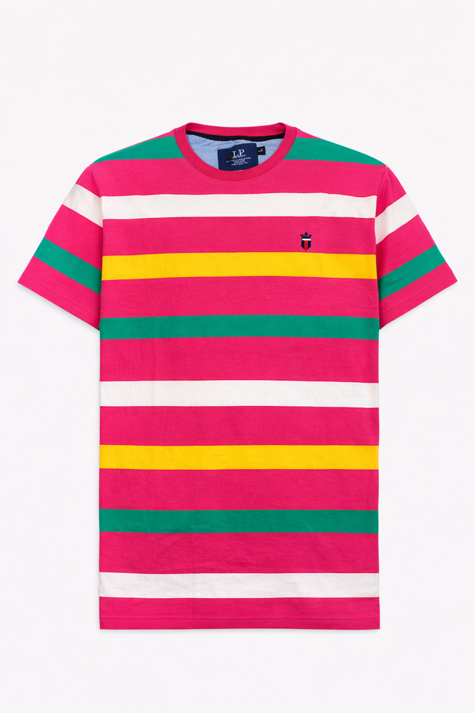 Louis PILLIPE Men Stripe T shirt