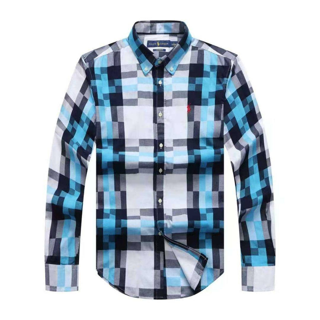 Polo Ralph Lauren Check Oxford Long Sleeve Men Shirt
