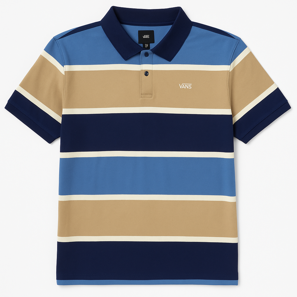 VANZ Men Stripe Polo