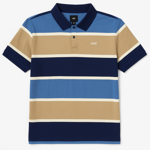 VANZ Men Stripe Polo