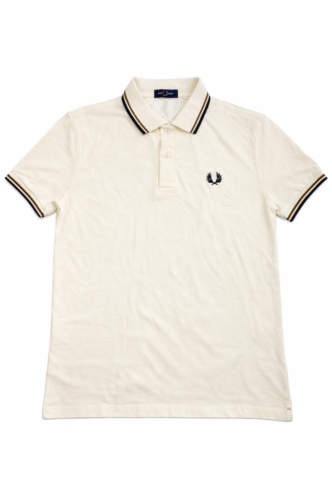 Fred Perry Men Cream Color Polo