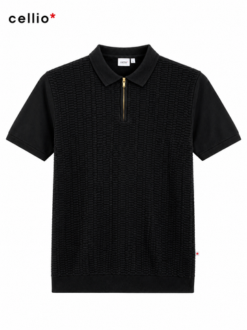 Celio Men Zip Up Polo