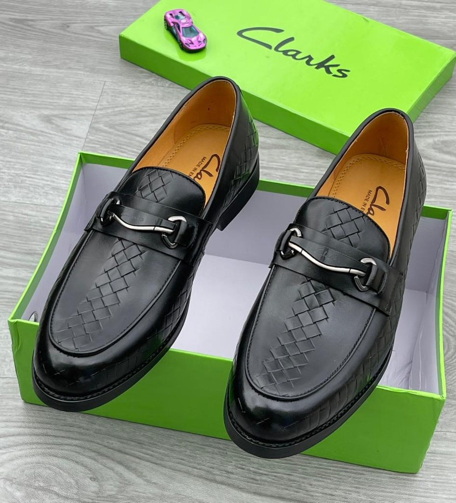 Clarks Black Leather Shoes