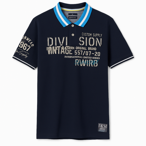 Reward Men Navy Blue Polo