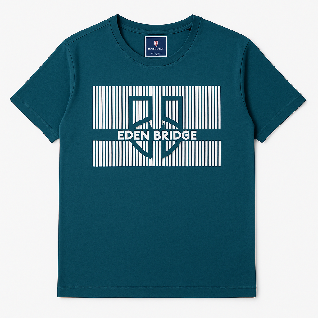 Eden Bridge Men Green T shirt