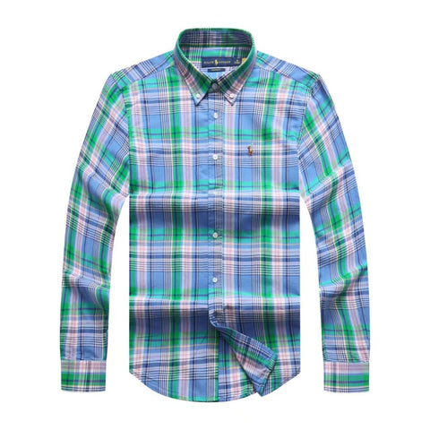 PRL Men Check Long Sleeve Shirt