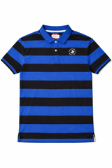 Beverly Hills Blue & Black Stripes
