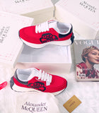 Alexandra McQueen Red Men Sneakers