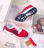 Alexandra McQueen Red Men Sneakers