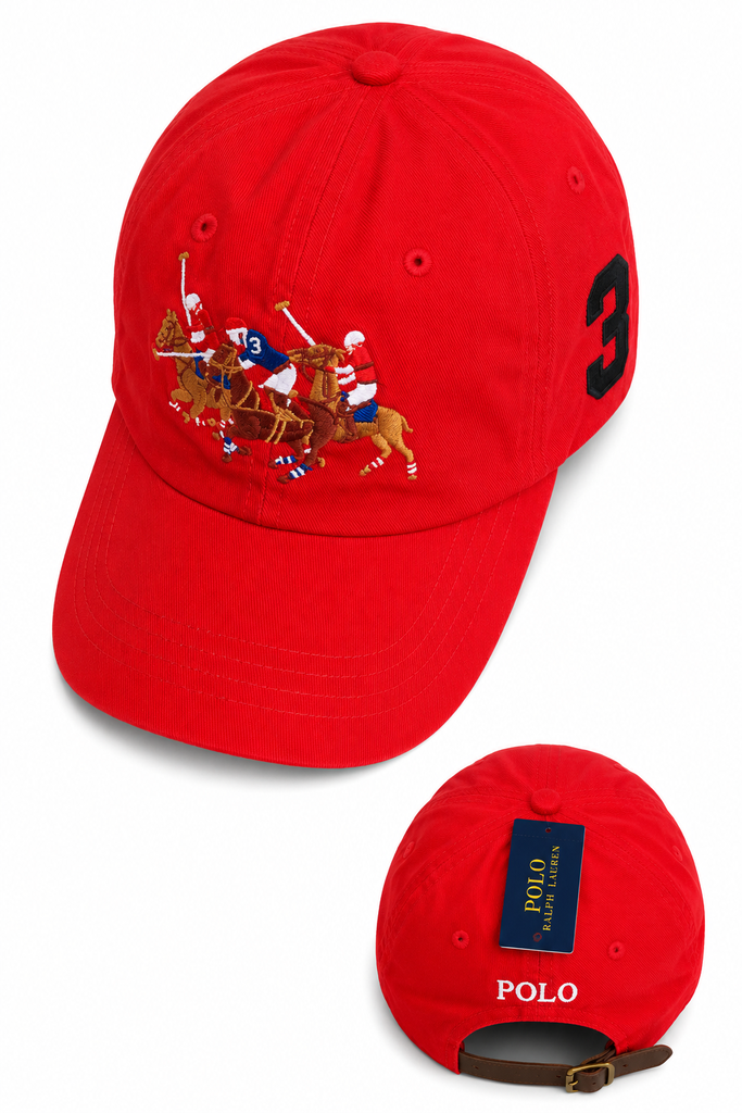 Polo Ralph Lauren Flying Horse Hat- Red
