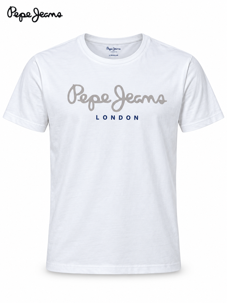 Pepe Jeans London White Men T shirt