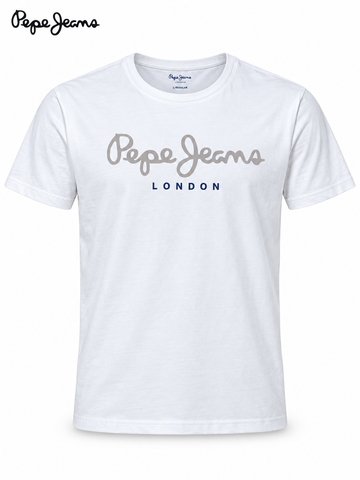 Pepe Jeans London White Men T shirt