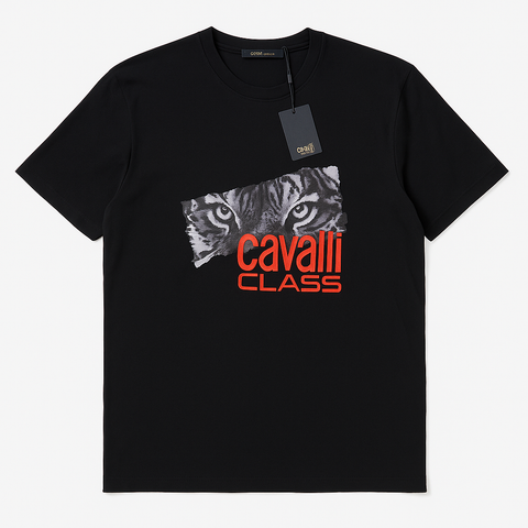 Cavalli Class Men Black T shirt