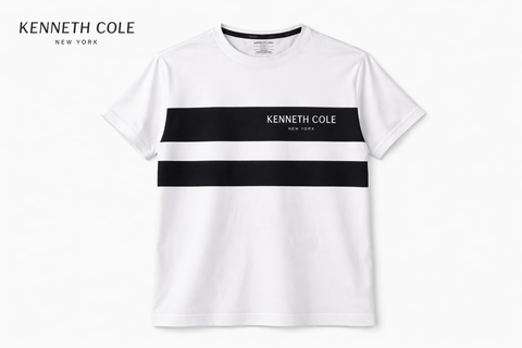 Kenneth Cole Men White T shirt
