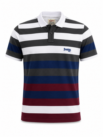 Roadster Men Stripe Polo