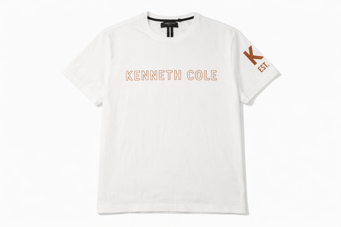 Kenneth Cole Men Off White T shirt