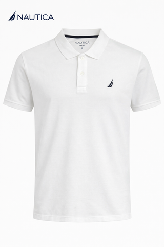 Nautica White Men Polo