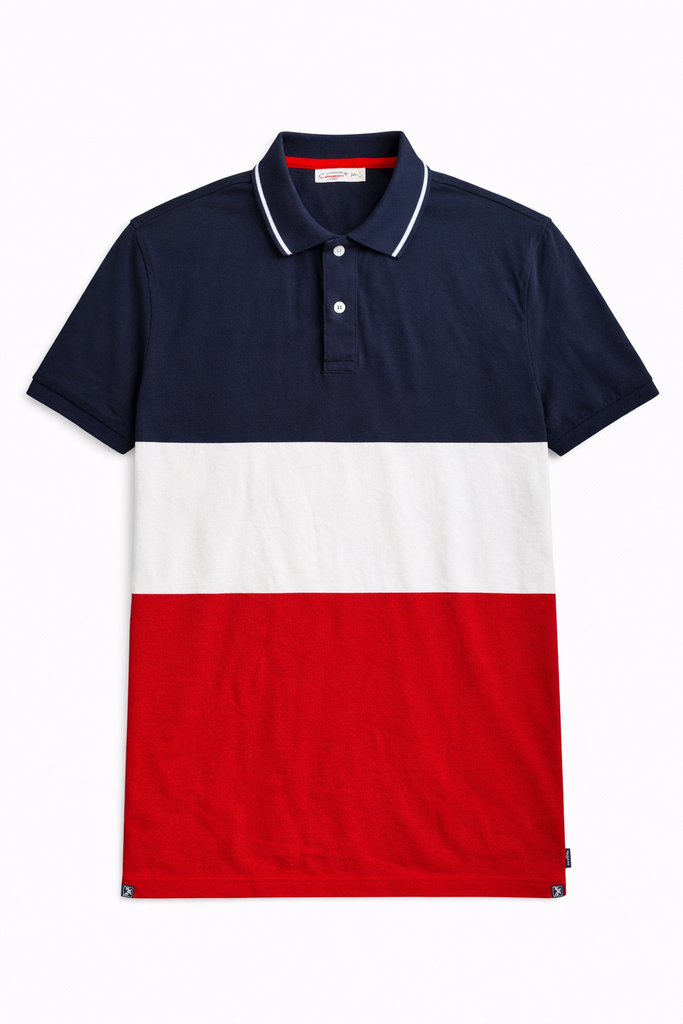 Castro Men Bold Stripe Polo