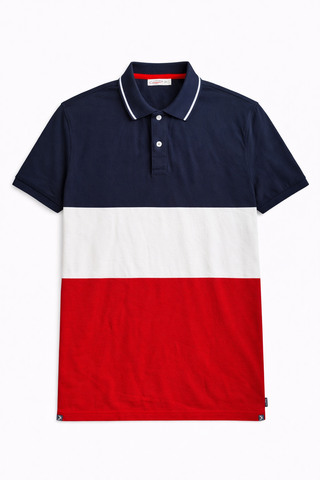 Castro Men Bold Stripe Polo