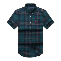 PRL Oxford Button Down Short Sleeve Shirt