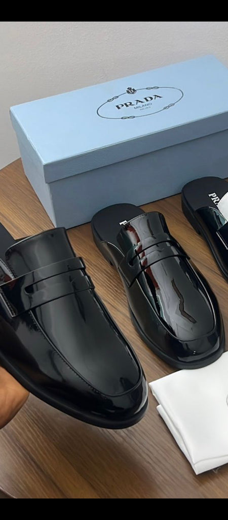 Prada  Patent Leather Half Shoe