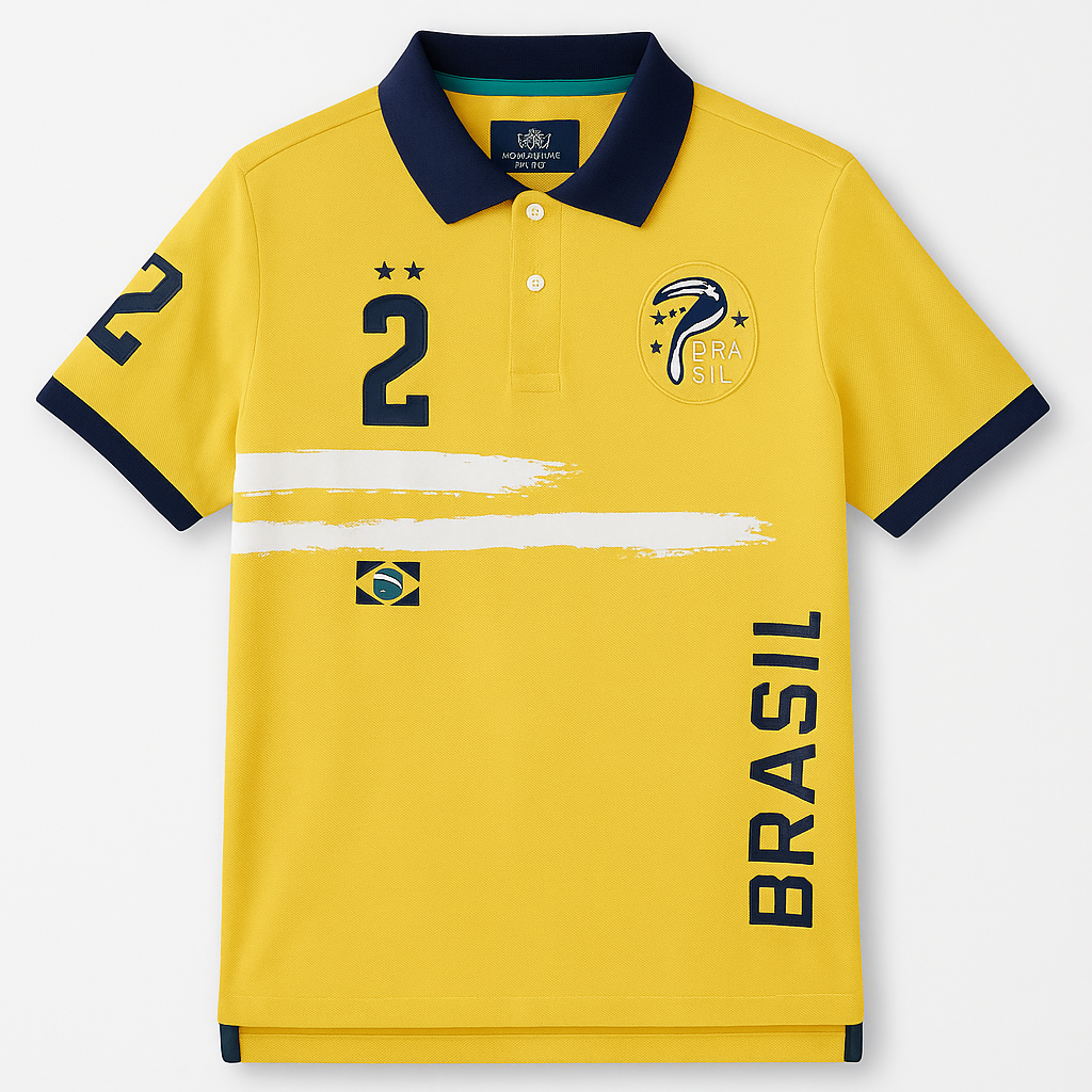 La Matina Yellow Men Brazil Polo Sport